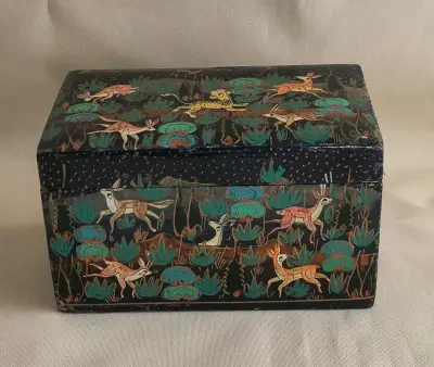 Caja decorativa con temática animales c/detalle - miniatura 3