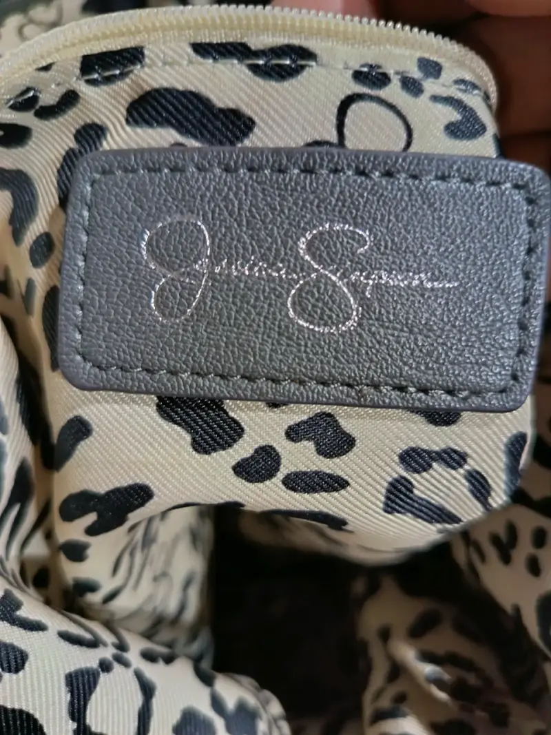 Bolso de cuero negro con flecos - 3