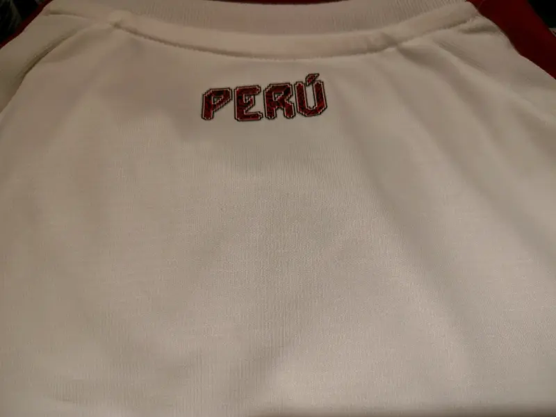 Camiseta selección peruana blanca y roja - 3