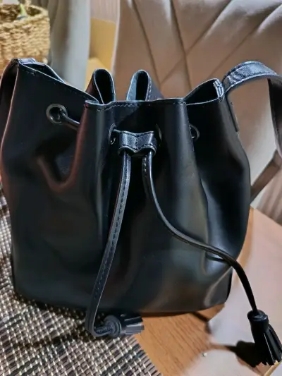 Bolso negro bombonera - miniatura 1