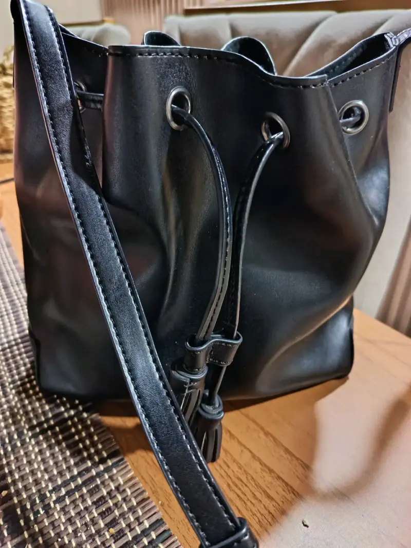 Bolso negro bombonera - 5