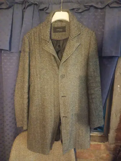Abrigo de lana gris marca Marquis - miniatura 2