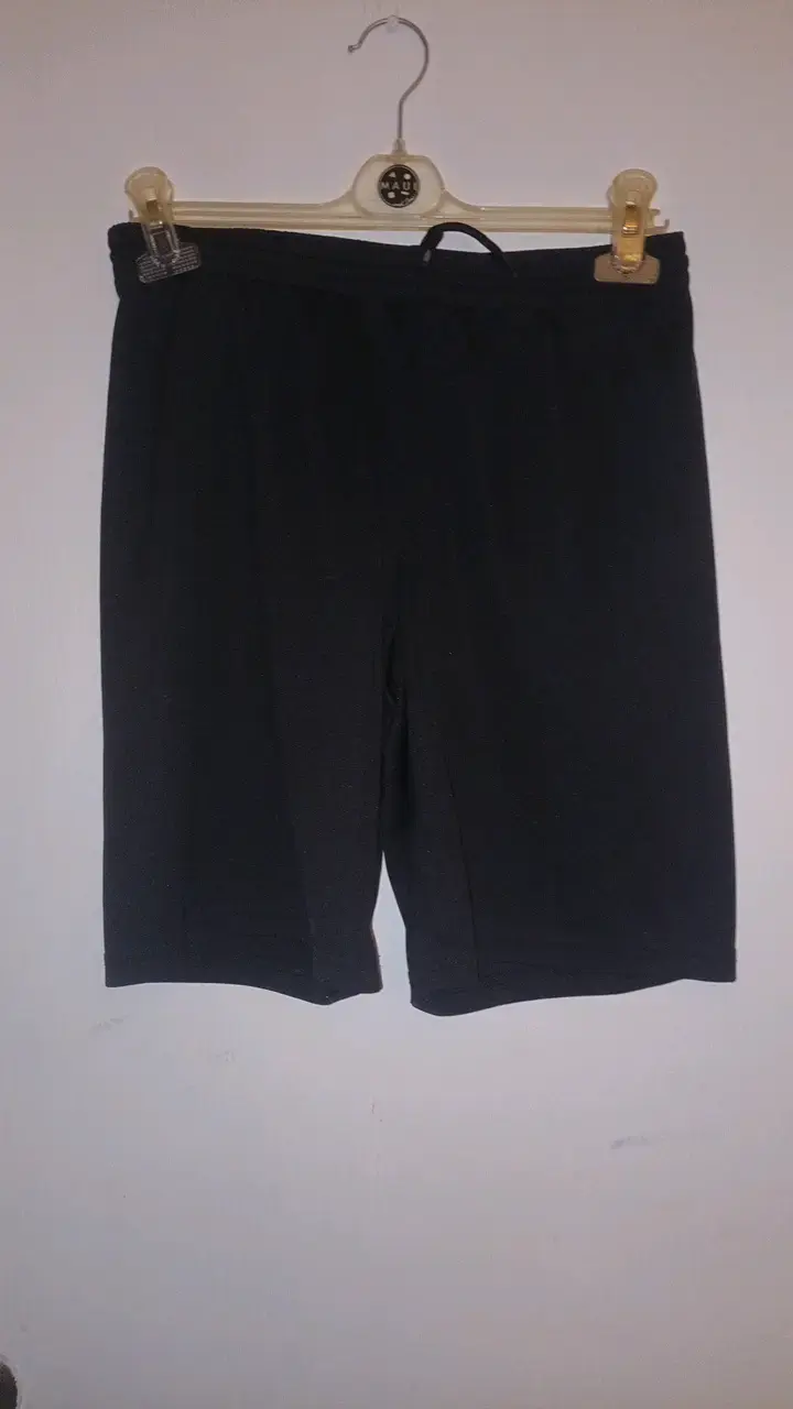 Shorts deportivos negros para hombre - 1