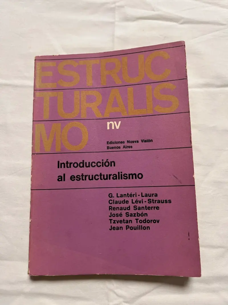 Libro 'Introducción al Estructuralismo' - 1