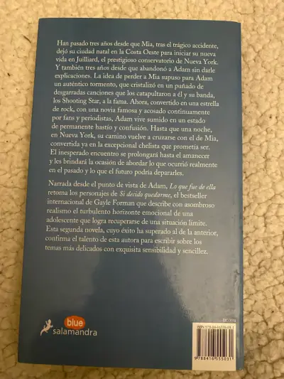 Libro 'Lo que fue de ella' de Gayle Forman - miniatura 2