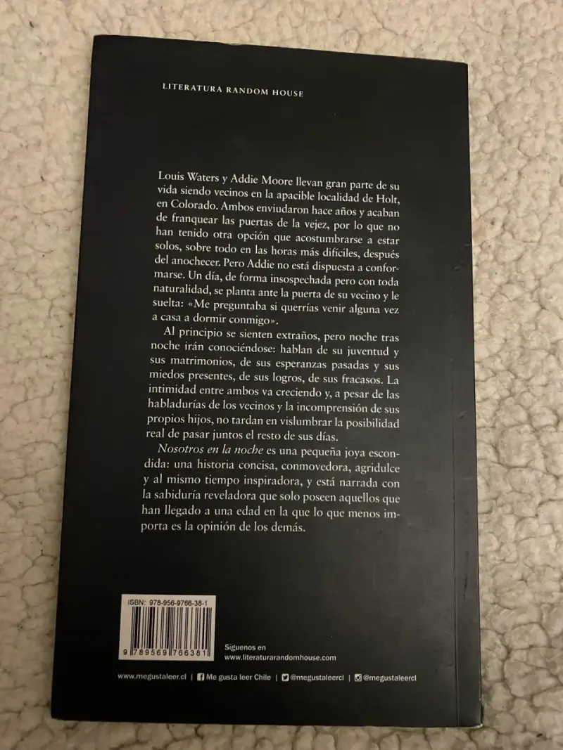 Libro 'Nosotros en la noche' de Kent Haruf - 2