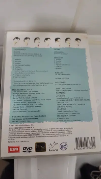 DVD Joe Vasconcellos Al Mal Tiempo Buena Cara - miniatura 2
