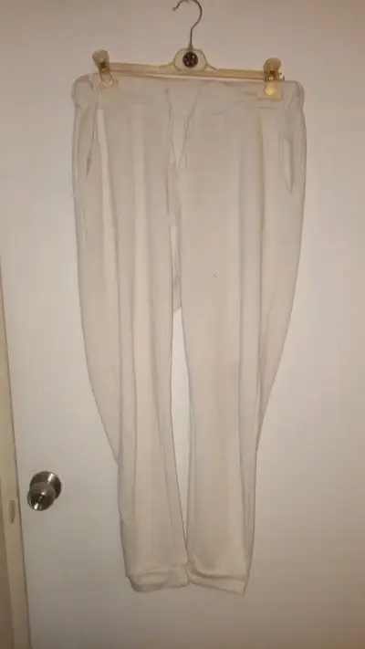 Pantalones de chándal beige unisex - miniatura 1