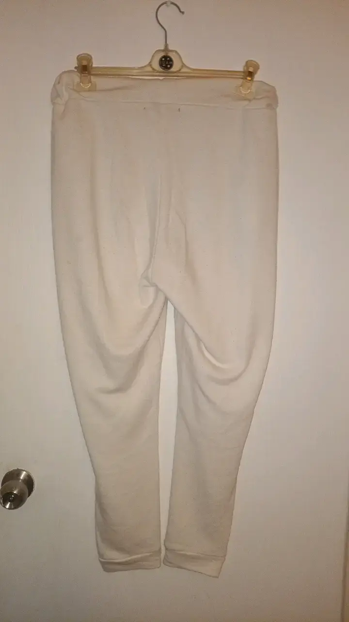 Pantalones de chándal beige unisex - 2