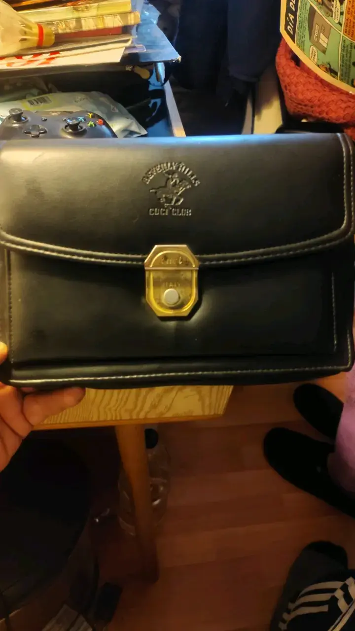 Bolso de cuero Beverly Hills Polo Club