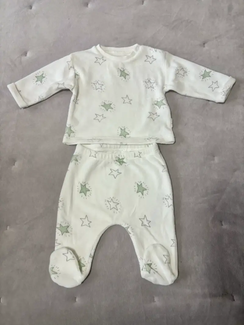 Conjunto plush bebé con estrellas COLLOKY 0-3M - 1