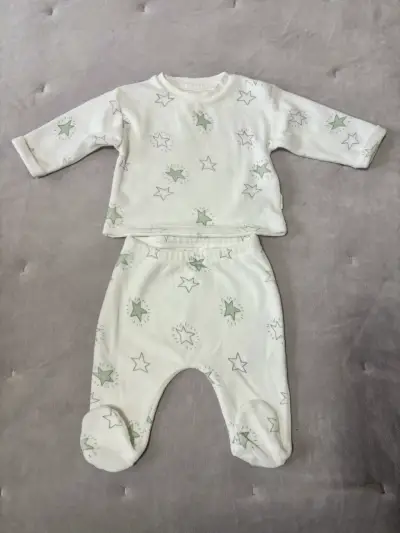 Conjunto plush bebé con estrellas COLLOKY 0-3M - miniatura 1