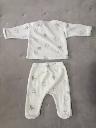 Conjunto plush bebé con estrellas COLLOKY 0-3M - miniatura 2