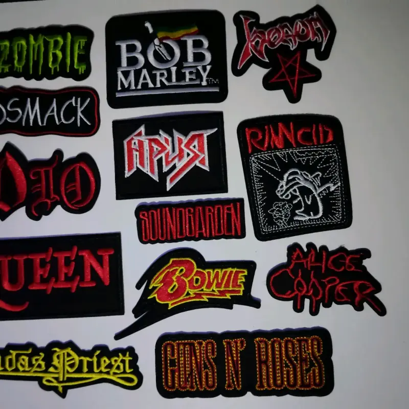 Parches bordados de bandas de rock - 3