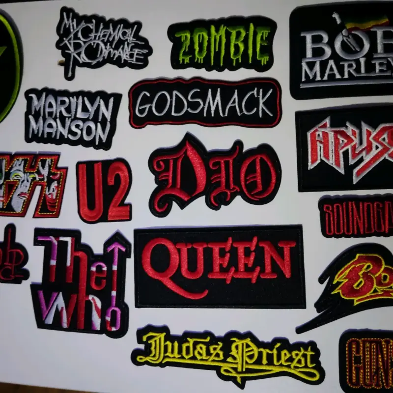 Parches bordados de bandas de rock - 4