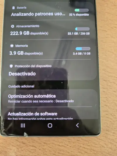 Samsung note 20  con pantalla dañada p - miniatura 4