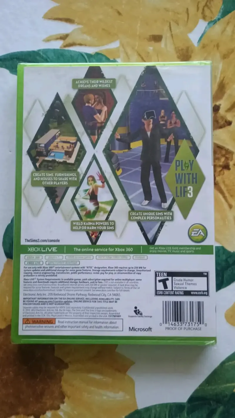 Juego The Sims 3 para Xbox 360 Platinum Hits - 3