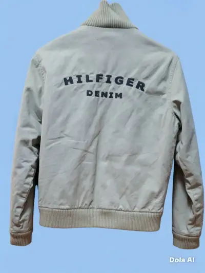Chaqueta beige Tommy Hilfiger con cierre - miniatura 2