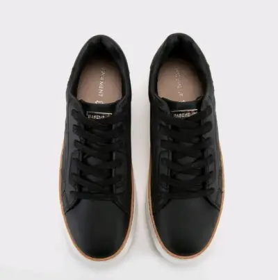 Zapatillas negras Basement con diseño floral - miniatura 2
