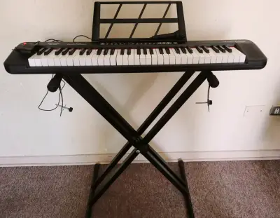 Teclado electrónico con soporte - miniatura 1