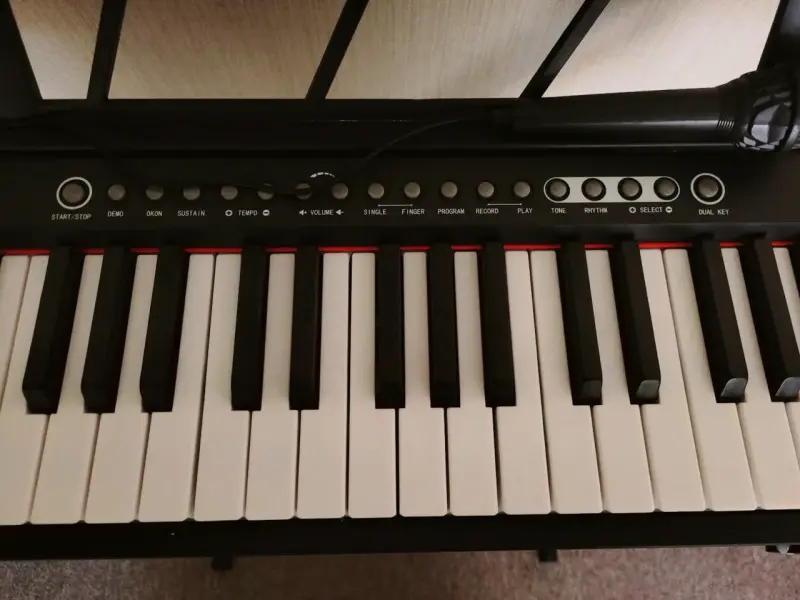Teclado electrónico con soporte - 2