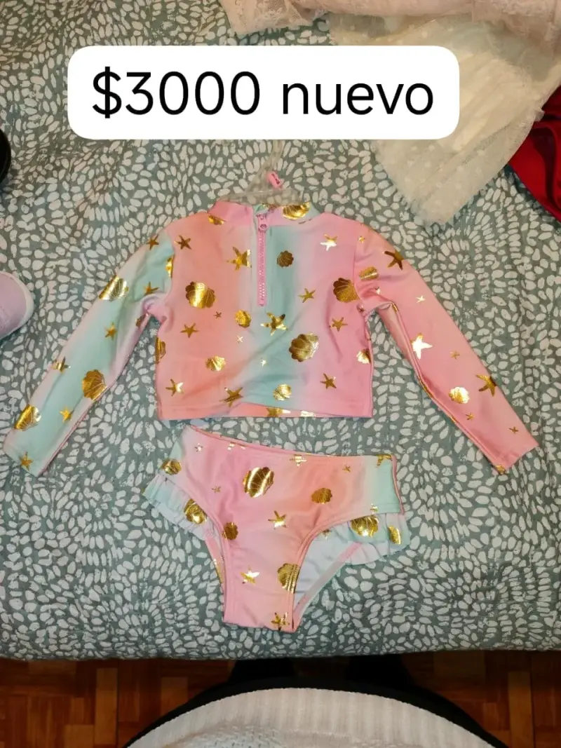 Enterito de invierno para bebé rosado - 2