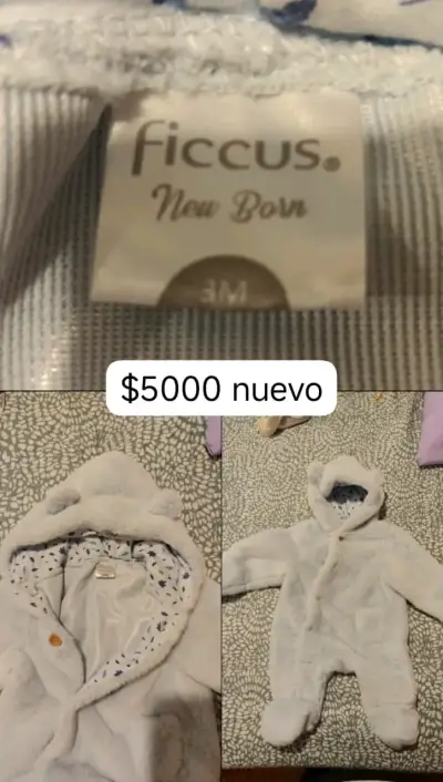 Enterito de invierno para bebé rosado - miniatura 5
