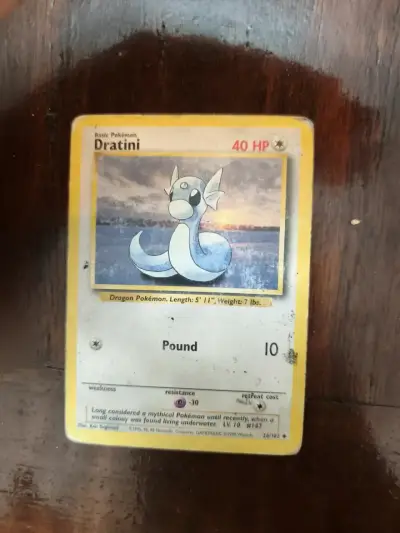 Carta Pokémon Dratini básica 1999 - miniatura 2