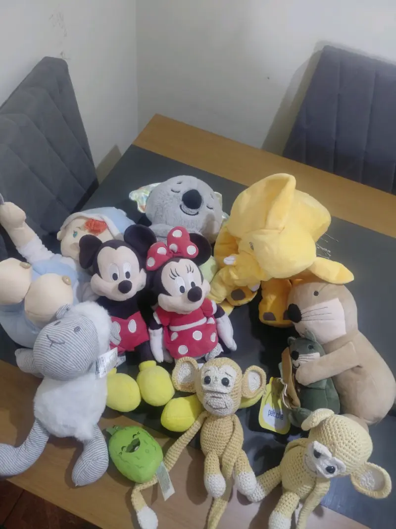 Lote de peluches variados para niños