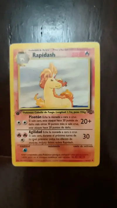 Carta Pokémon Rapidash 1999 - miniatura 2