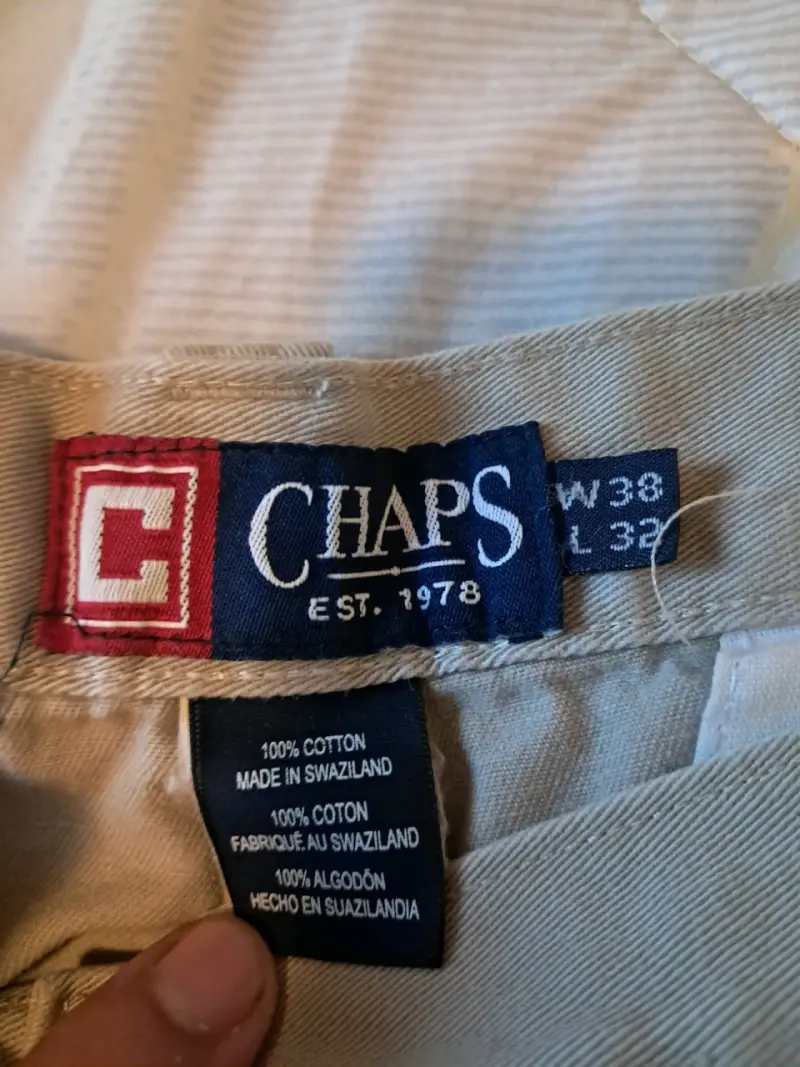Pantalones cargo anchos Chaps 38/32 - 3