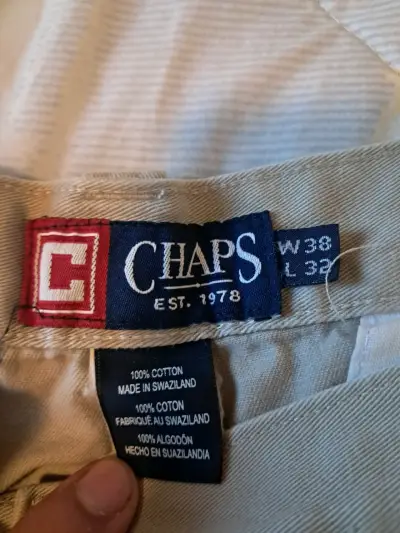 Pantalones cargo anchos Chaps 38/32 - miniatura 3