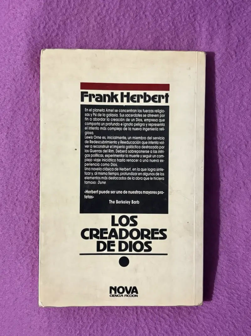 Libro 'Los Creadores de Dios' de Frank Herbert - 2