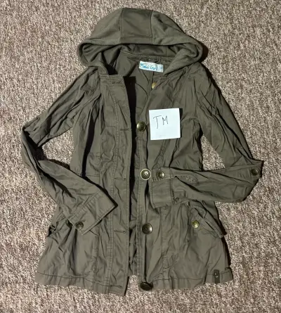 Chaqueta verde con capucha Maui Girl - miniatura 3