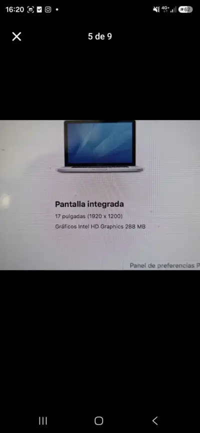 MacBook Pro 17 pulgadas (2010) pantalla y potencia - miniatura 6