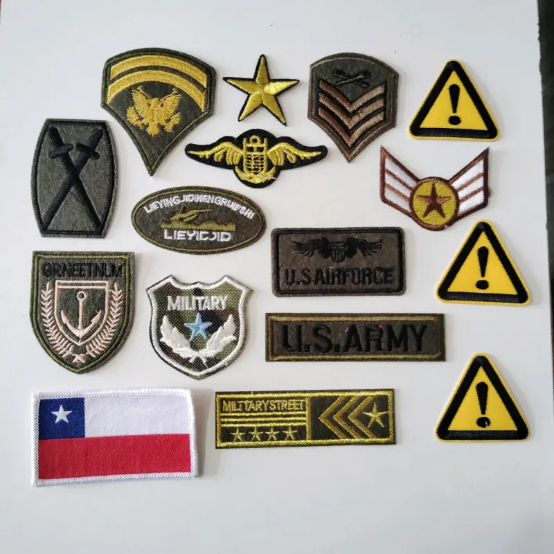 Parches bordados militares variados - 1