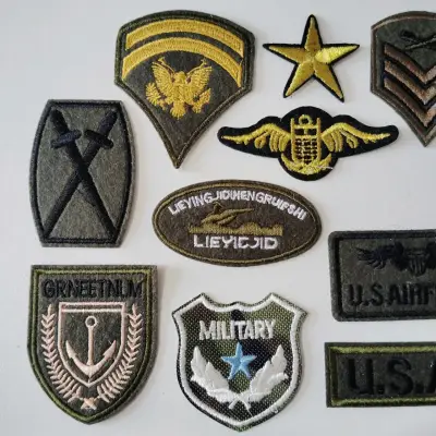 Parches bordados militares variados - miniatura 4