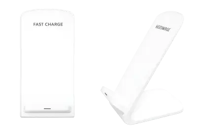 Cargador inalámbrico Fast Charge blanco - miniatura 2