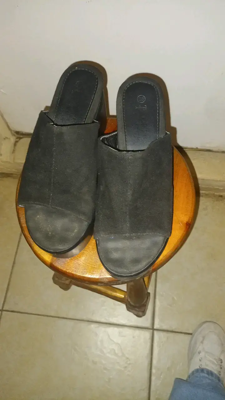 Sandalias negras de mujer talla 38 - 1