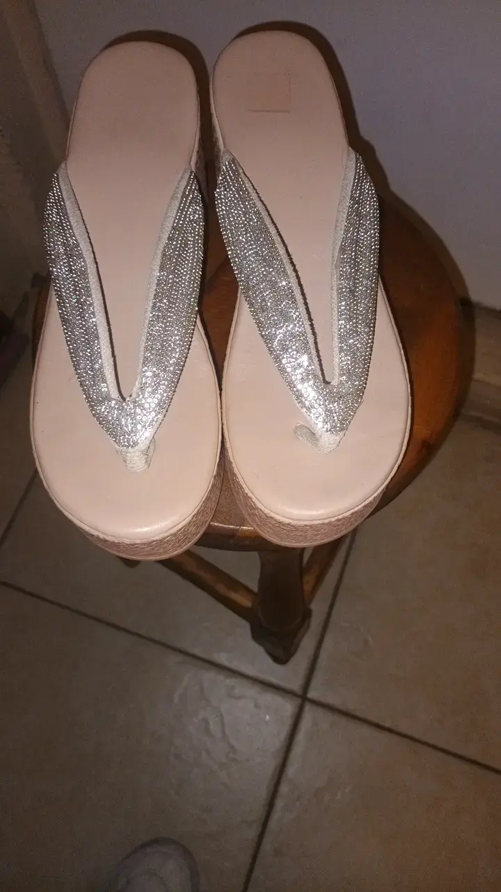 Sandalias plataforma brillantes para mujer - 2