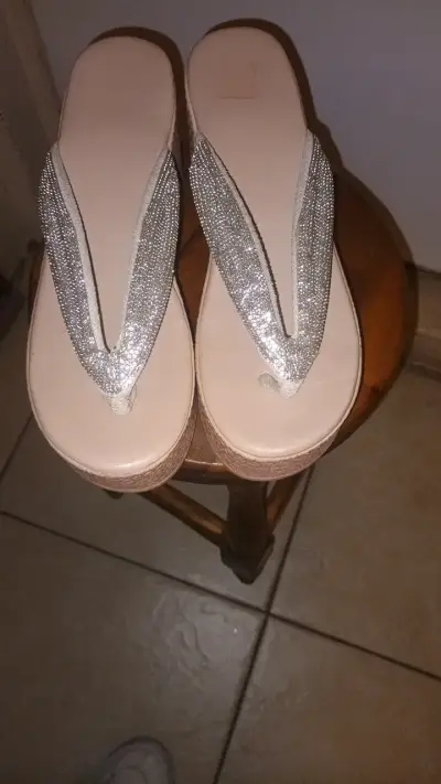 Sandalias plataforma brillantes para mujer - miniatura 2