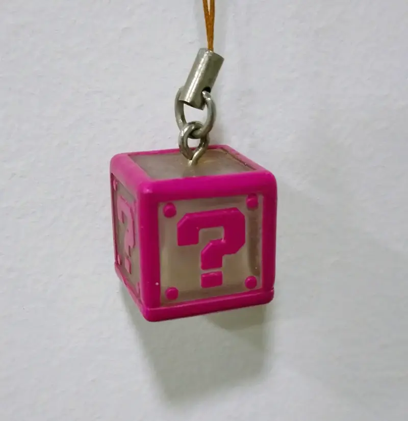 Bloque Coleccionable original rosa ( tipo llavero) - 2