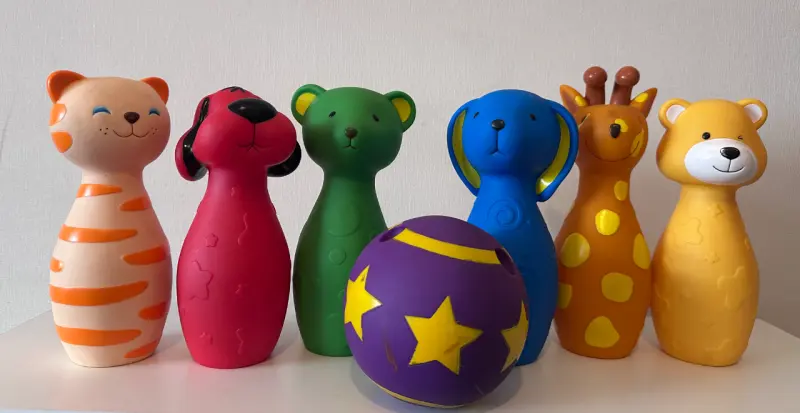 Set de bolos de animales para niños - 2