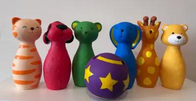 Set de bolos de animales para niños - miniatura 2