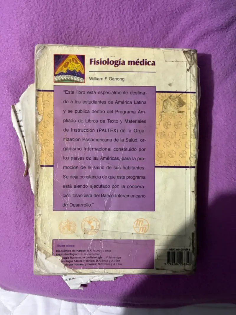 Libro Fisiología Médica 17a edición usado - 3