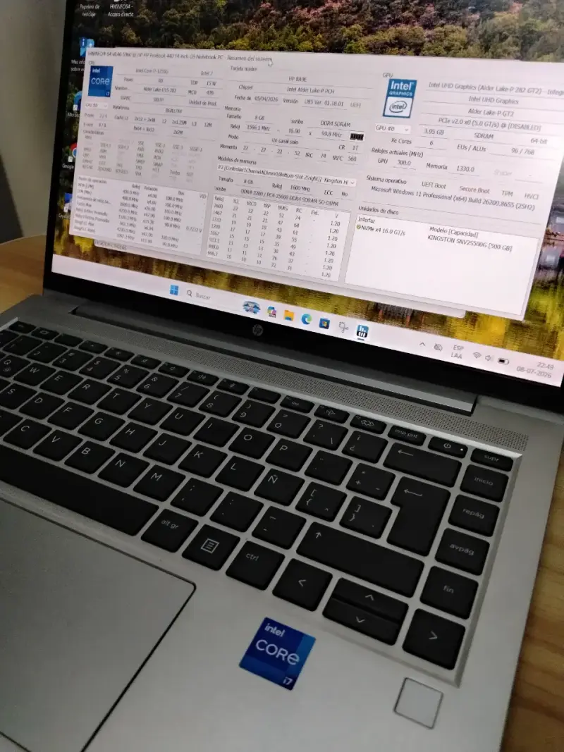 HP ProBook 440 G9 I7-12° G//8 Gb RAM//512 Gb M.2 - 2