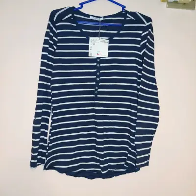 Polera de rayas Zara - miniatura 1