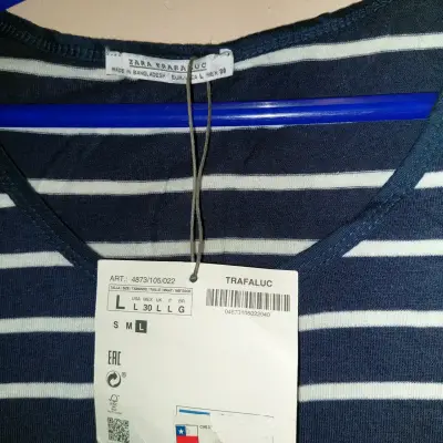 Polera de rayas Zara - miniatura 2