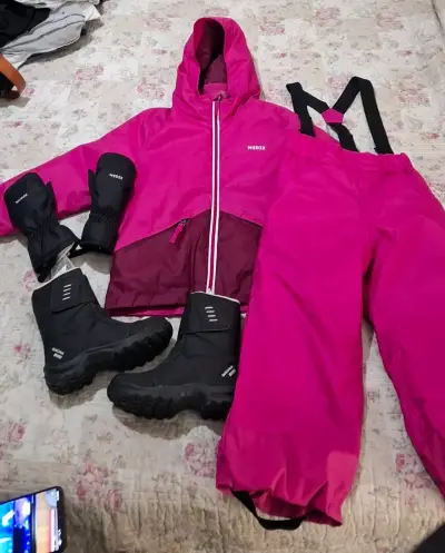 Conjunto de nieve infantil Wedze rosa - miniatura 1
