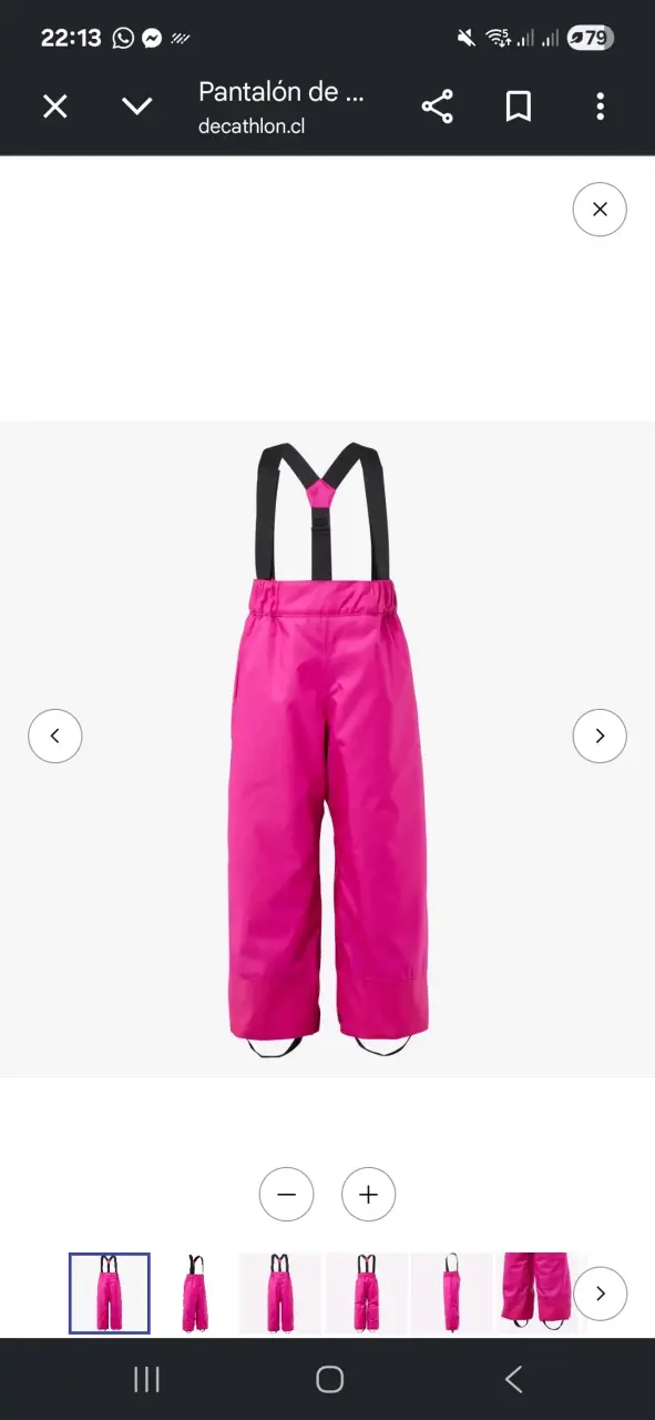 Conjunto de nieve infantil Wedze rosa - 2